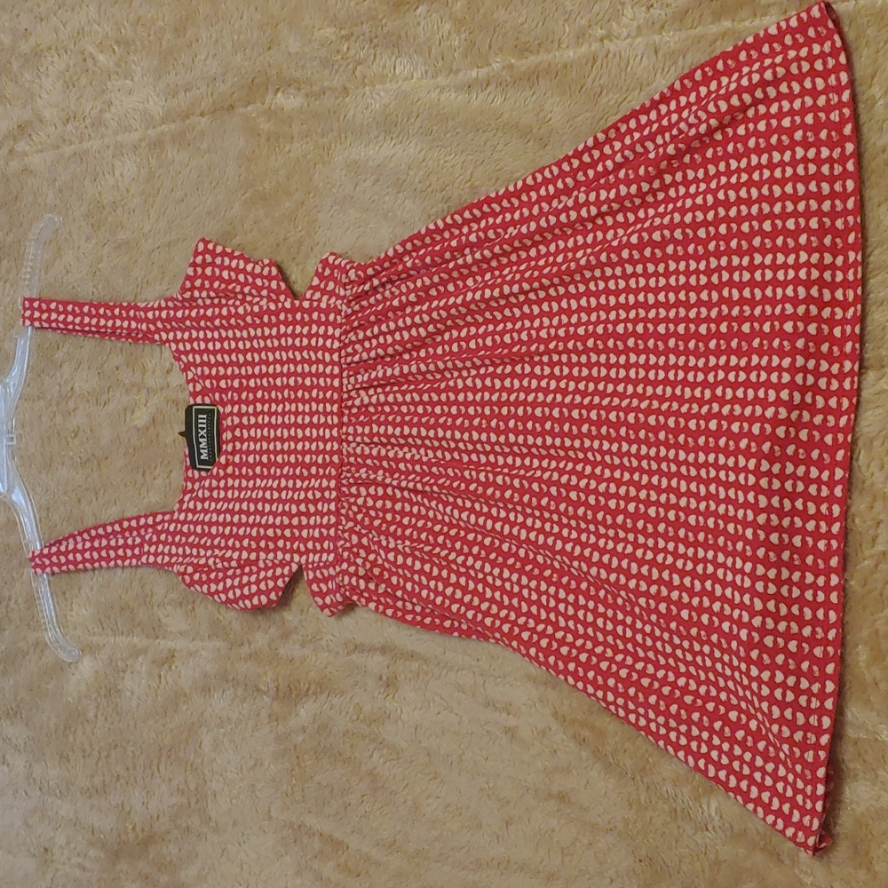 Red Hearts Dress Straps With Cutouts